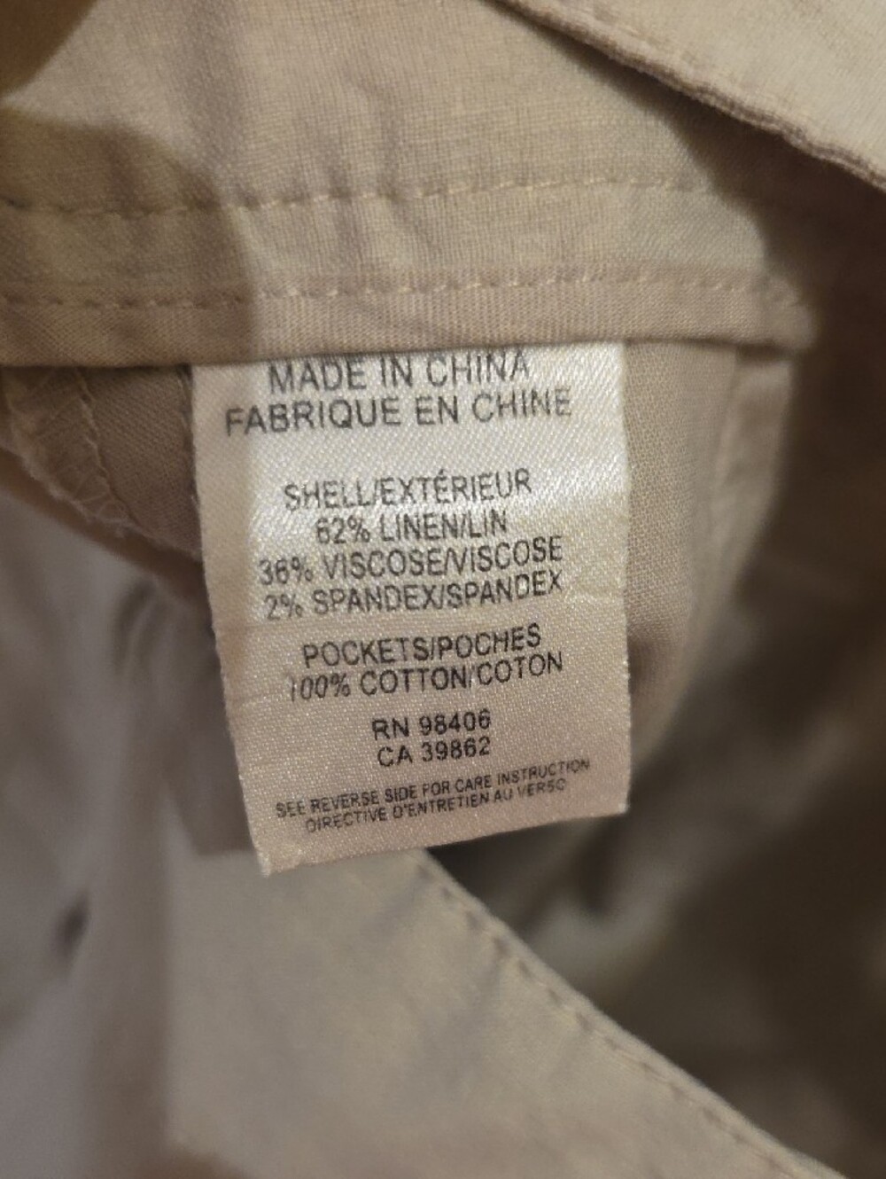 Theory Beige Cargo Pants for Women - Picture 12 of 13